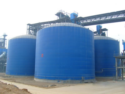 常山水泥钢板库改造